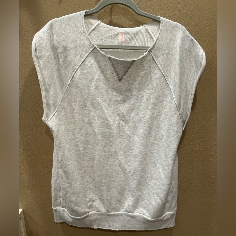 Gray Sleeveless Free People Movement Workout Top